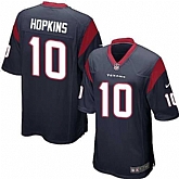 Nike Men & Women & Youth Texans #10 Hopkins Navy Team Color Game Jersey,baseball caps,new era cap wholesale,wholesale hats